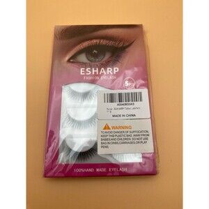 ESHARP 5 Pairs False Eyelashes Y13 - 100% Handmade Lightweight & Comfortable